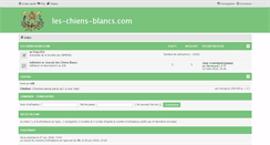 Desktop Screenshot of les-chiens-blancs.com