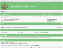 Tablet Screenshot of les-chiens-blancs.com